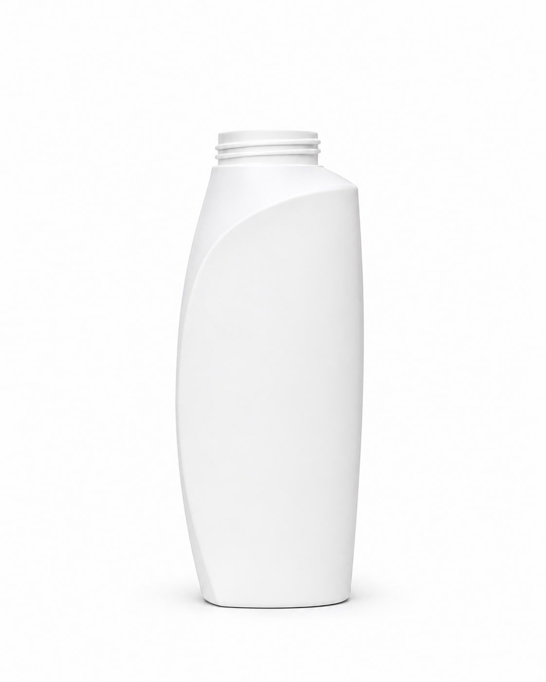Botol HDPE oval pipih 200 ml
