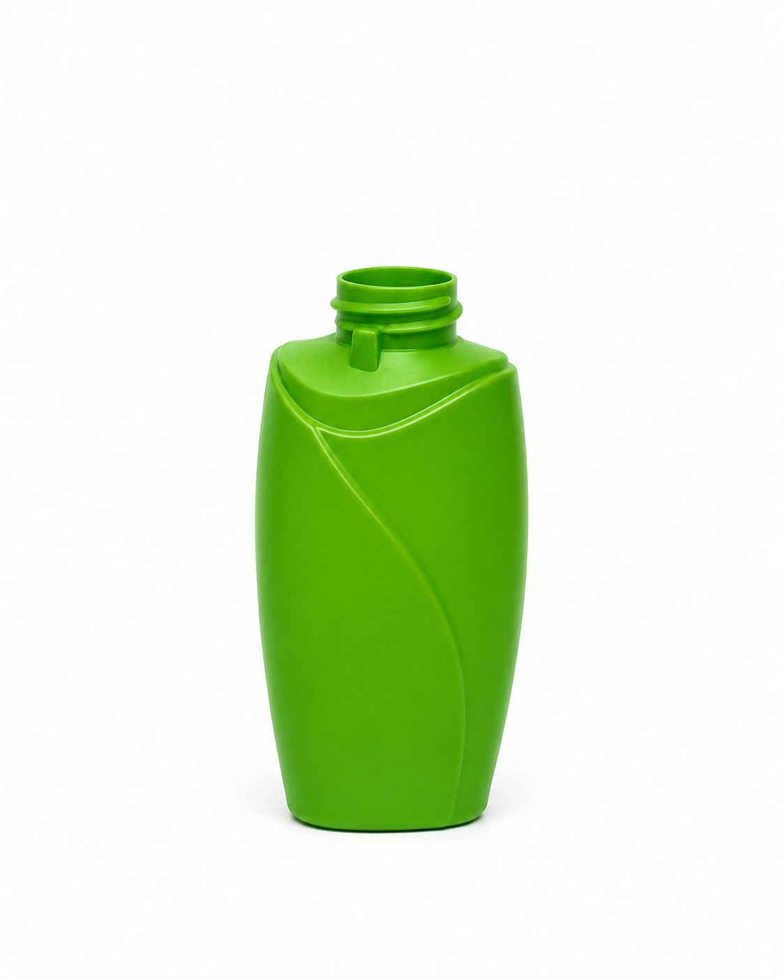 Botol HDPE berkontur 200 ml warna hijau