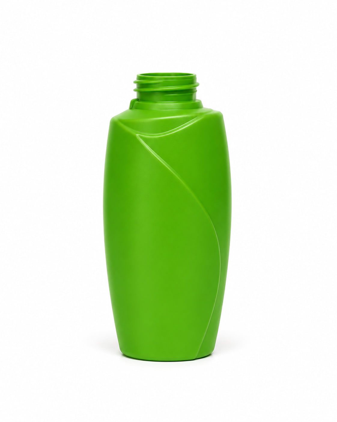 Botol HDPE berkontur 500 ml warna hijau