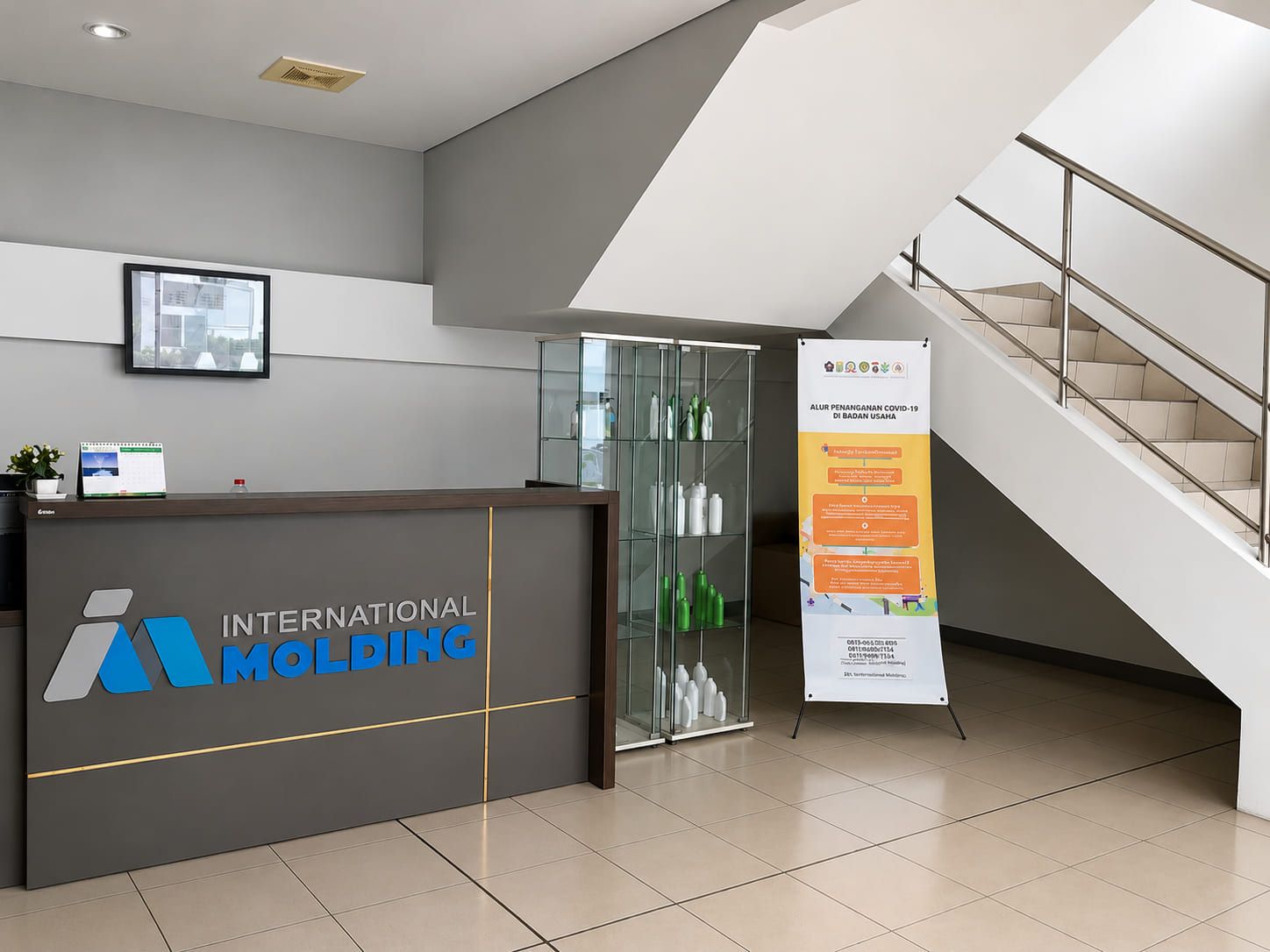 Resepsionis untuk menyambut semua partner bisnis kami